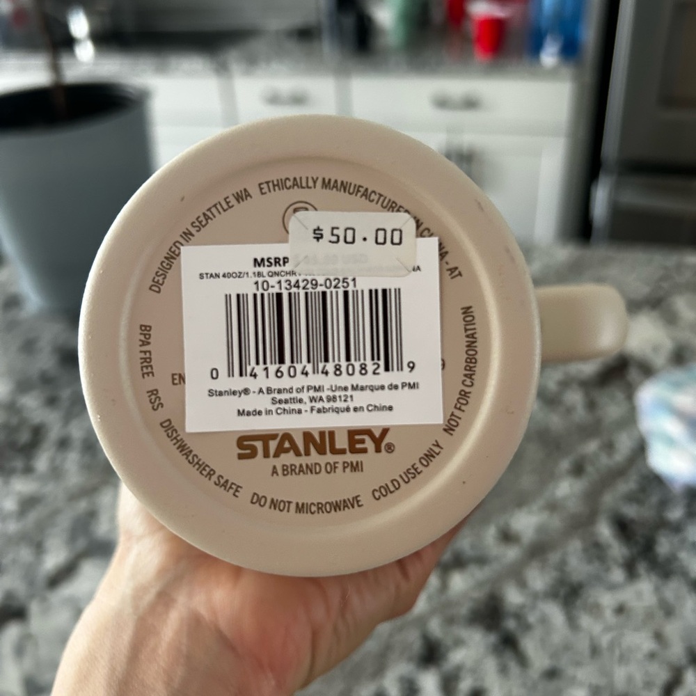 Stanley Birch Woodgrain 40 oz Quencher Protour Flip Straw Tumbler Rare Leakproof - Picture 10 of 10